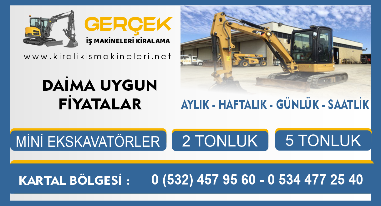 Kartal Kiralık Mini Ekskavatör İş Makineleri – Hemen Kirala Kartal Kiralık Mini Ekskavatör İş Makineleri – Hemen Kirala