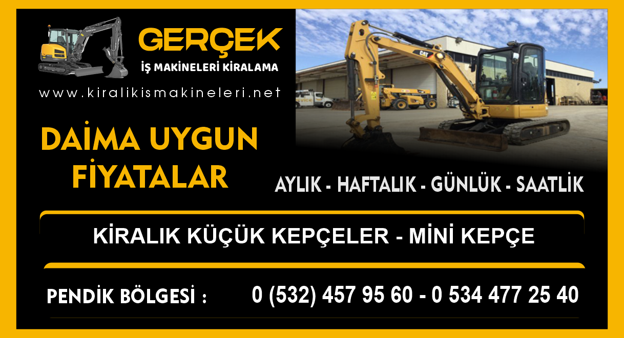 Pendik Kiralık Mini Kepçe | Ufak Kepçe Kiralama Hizmeti